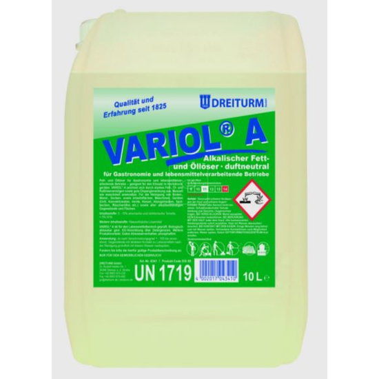 Dreiturm VARIOL A Fett-llser alkalisch 10l - 4341