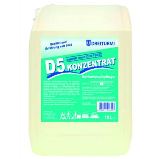 Dreiturm D5 KONZENTRAT Seifenwischpflege DIN 18032 10l