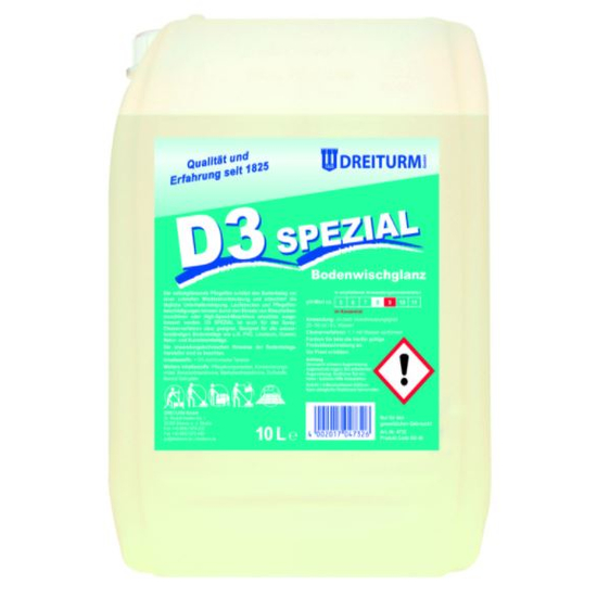Dreiturm D3 SPEZIAL Wischpflege mit hohem Pflegeanteil 10l - 4732
