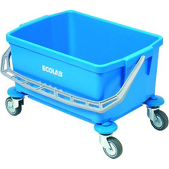 Ecolab Floordress Bucket Fahreimer 30l mit Lenkrollen