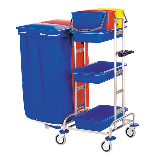 Vermop Variant Office Reinigungswagen Edelstahl