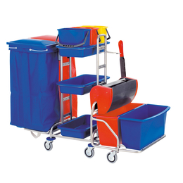 Vermop Variant Twixter-Press Reinigungswagen