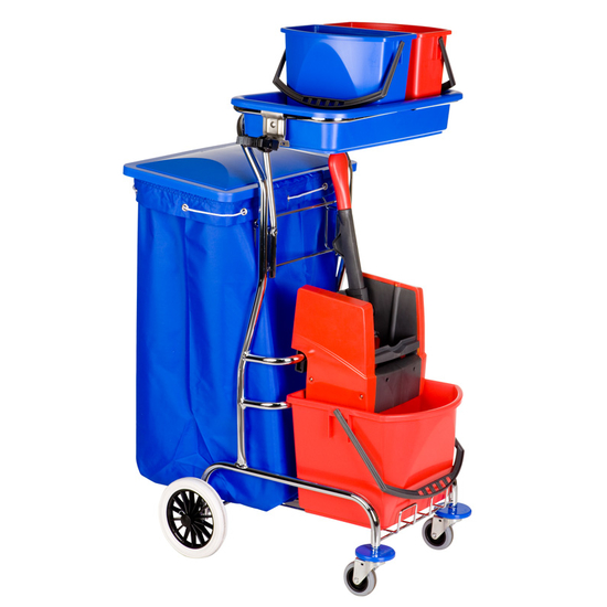 Vermop Varietta kpl. 1x120l Reinigungswagen Putzwagen