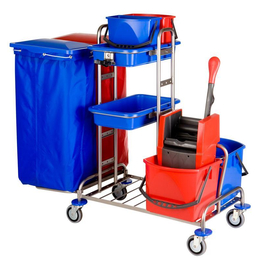 Vermop Variant 27 2x70l Reinigungswagen verchromt