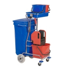 Vermop Varietta kpl. 2x70l Reinigungswagen