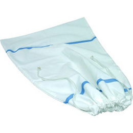 Vermop Wschesack wei 70l Trevira, mit blauen Streifen -...