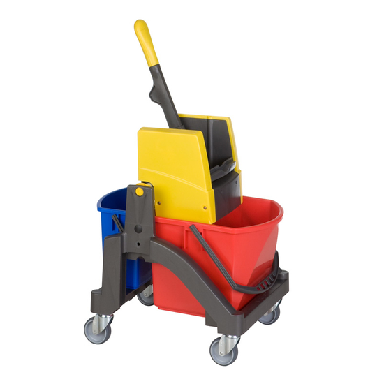 Vermop Aquva Nasswischwagen, 1 x 17 l mit Eimer 6l
