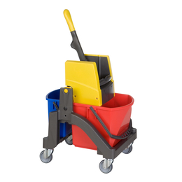 Vermop Aquva Nasswischwagen, 1 x 17 l mit Eimer 6l