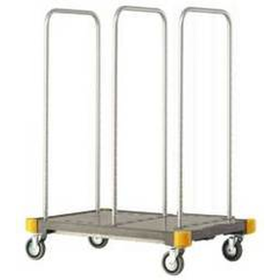 Vermop Equipe Grundgestell L 3 Holme, 4 R�der 100mm