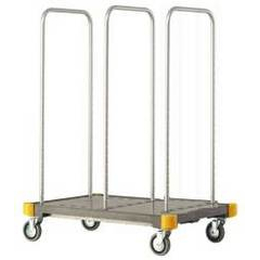 Vermop Equipe Grundgestell L 3 Holme, 4 Rder 100mm