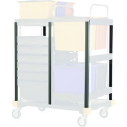 Vermop Equipe Eckprofilleiste anthrazit, fr Reinigungswagen