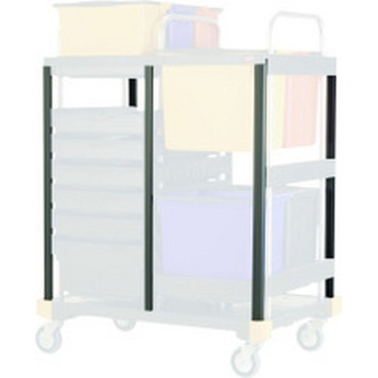 Vermop Equipe Zwischenleiste anthrazit, fr Reinigungswagen