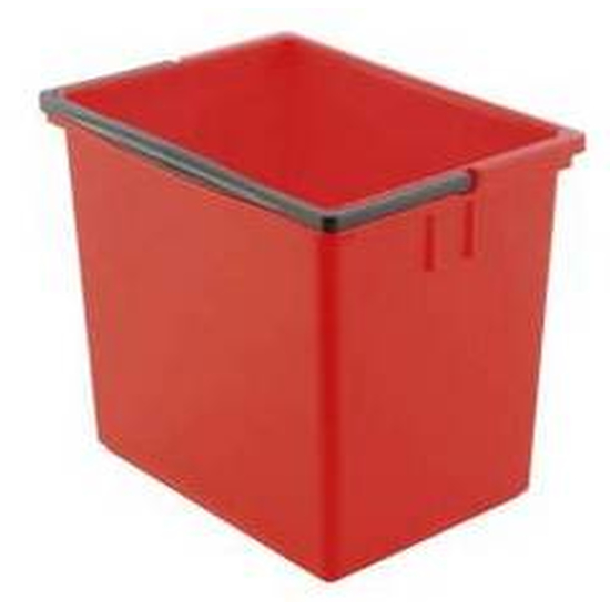 Vermop Equipe Eimer 17l rot zum Einstellen in eine Box
