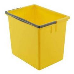 Vermop Equipe Eimer 17l gelb zum Einstellen in eine Box