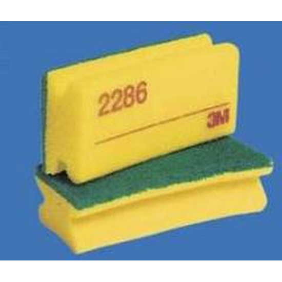 12 Stck 3M Scotch-Brite Scheuerschwamm grn/gelb 7x15cm Nr. 2286