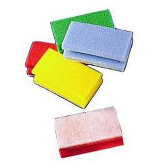 3M Scotch-Brite Pflegeschwamm gr�n/wei� 7x13cm Nr.108