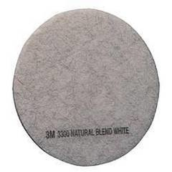 3M Natural Blend Pad 50cm Polierpad, hellgrau