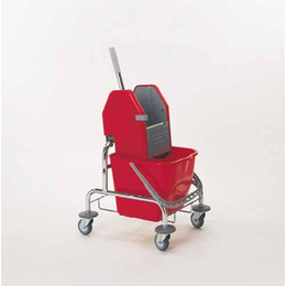 Meiko Einfachfahreimer 15l verchromt mit Presse