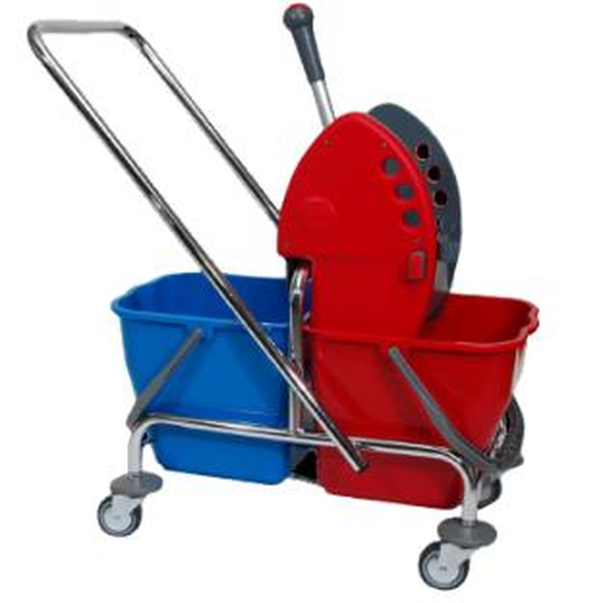 Meiko Doppelfahreimer 2x15l verchromt mit Presse