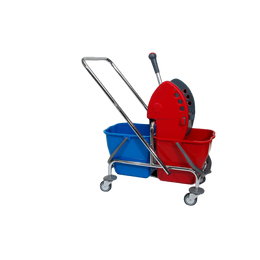 Meiko Doppelfahreimer 2x25l verchromt mit Presse