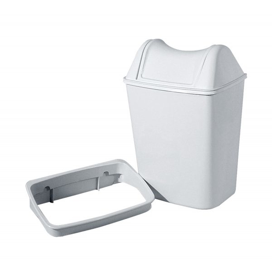 Temca Profix Rubby Abfalleimer wei� Kunststoff 260x360x120mm