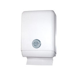 Temca Falthandtuchspender wei Kunststoff abschliebar