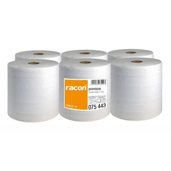 Temca Racon Handtuchrolle Eco 1lg natur 20cmx320m 6 Rollen