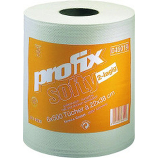 Temca Profix softy 2lg 22x36cm wei 6 Rollen  500 Tcher