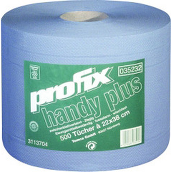 Temca Profix handy plus 22x38cm 2lg Tissue blau 2 Rollen  500 Tcher
