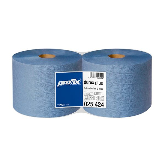 Temca Profix durex plus 3lg 22x36cm blau 2 Rollen  500 Tcher