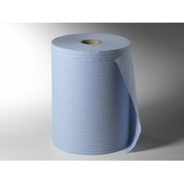 Temca Industrieputztuchrolle 38x36cm Tissue blau 2lg 2...