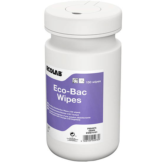 Ecolab Eco-Bac Wipes Jumbobox 1 Dose �150 T�cher