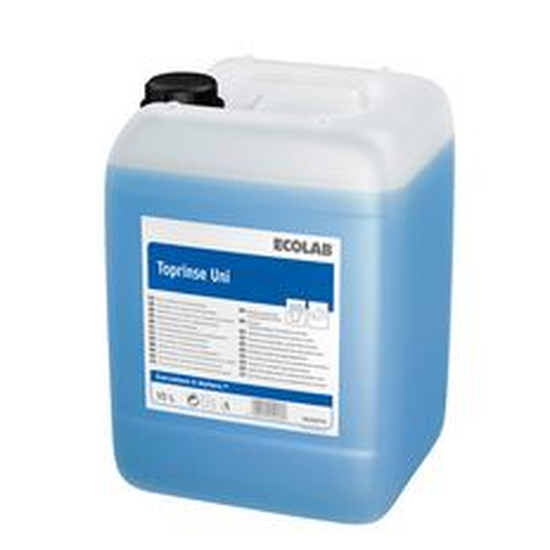 Ecolab Toprinse uni I 10l Klarspler, flssig TPU10