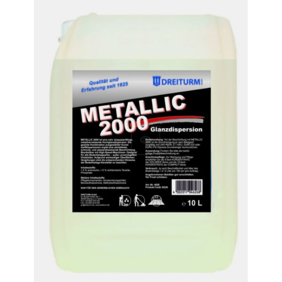 Dreiturm Hochglanzdispersion METALLIC 2000 10l - 4626