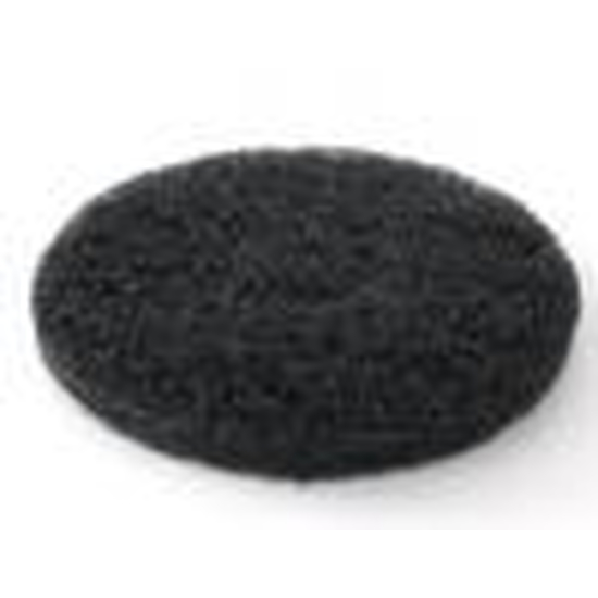 Cleanfix Pad schwarz,  43,2 cm 5 Stck