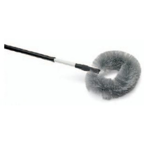 Floormagic Staubbiene ovale Form Staubfeger mit Teleskopstiel