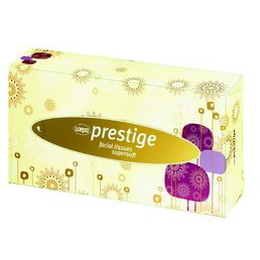 Clou Prestige Kosmetiktücher 2-lagig, 100 Stück pro Box