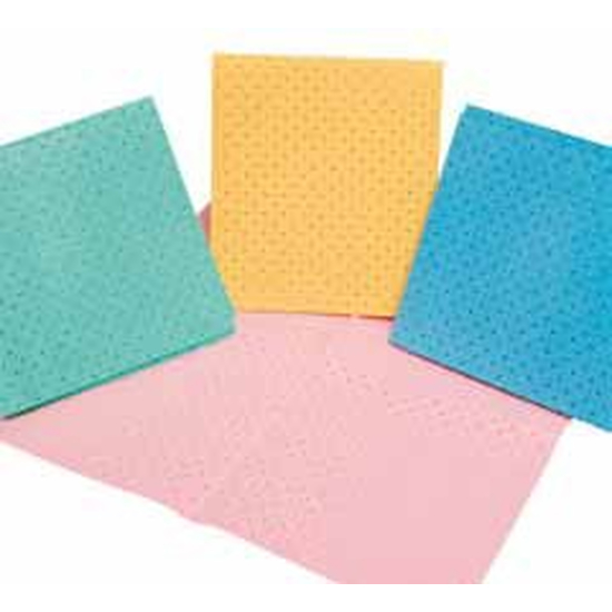 Meiko color Tcher perforiert, blau 37x38cm