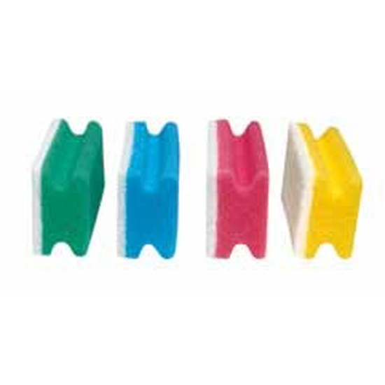 Meiko Padschw�mme Kratzfrei gelb/wei� 15x7x4,5cm