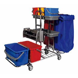 Meiko Chrom-Fahrwagen masterCAR 5 mit Flachpresse