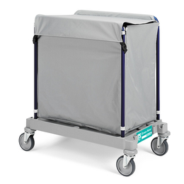 Groer grauer Sack 200l mit Abdeckung fr 916 Leverkusen...