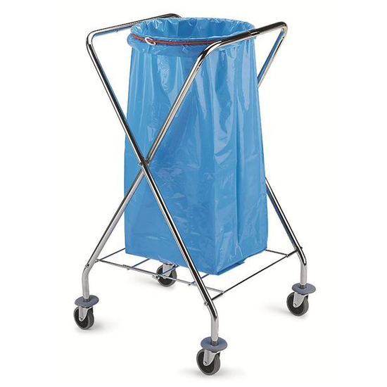 Abfallwagen X Form oben rund 120l Spani 8000 von trolley-system.com