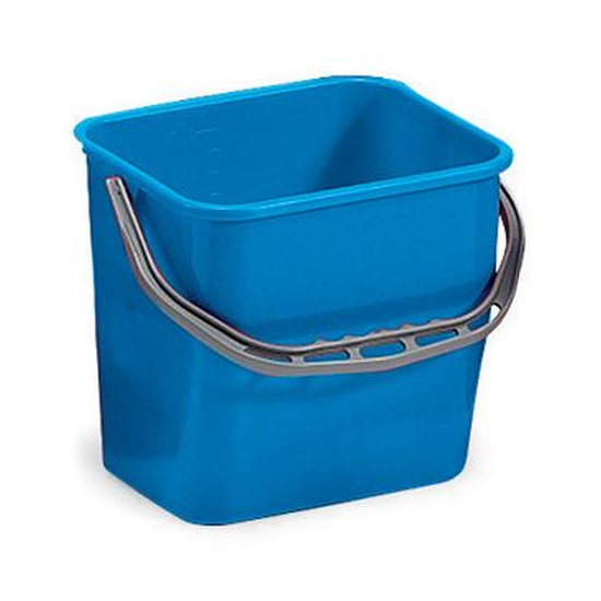 Premium Eimer 12 Liter blau passend f�r Reinigungswagen von trolley-system.com