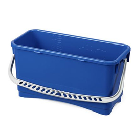 Premium Kunststoffeimer 20l in blau mit Griff von...