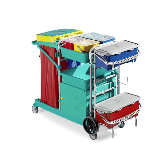 Desinfektionswagen Green Line Healthcare 1012 Zell von trolley-system.com