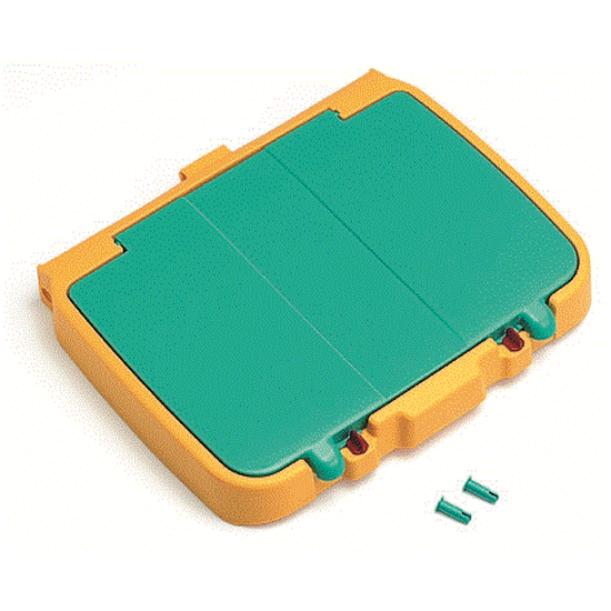 Deckel 120 Liter mit Doppelstauraum und Halterung f�r Reinigungsplan von trolley-system.com
