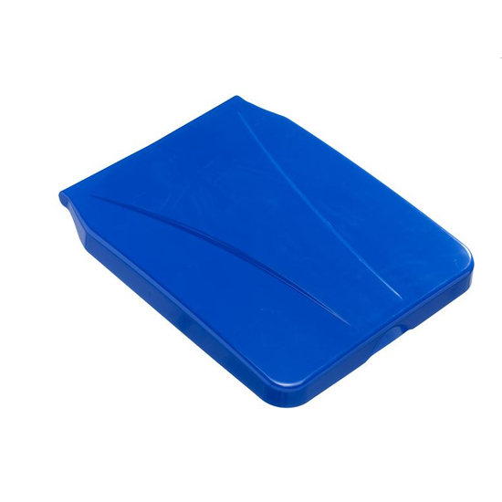 Blauer Deckel f�r unseren W�schewagen von trolley-system.com