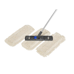 Floormagic Klapphalter Set mit Alu-Stiel und 3 Mopp 40 cm