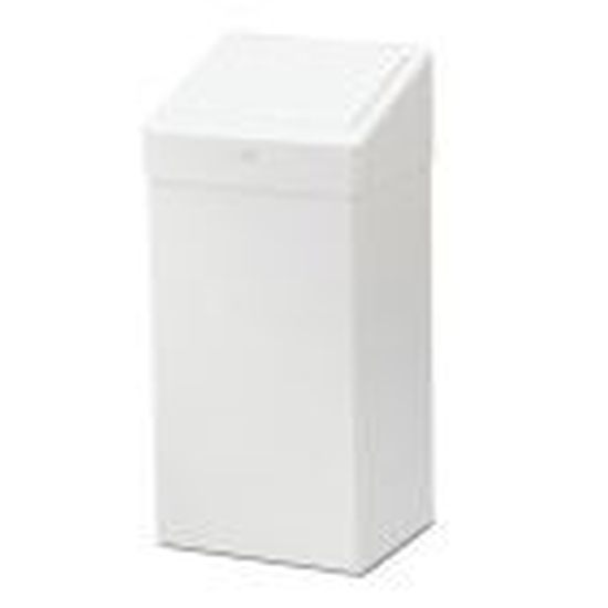 Tork B1 Abfallbeh�lter wei� 50l Metall, mit Klappdeckel