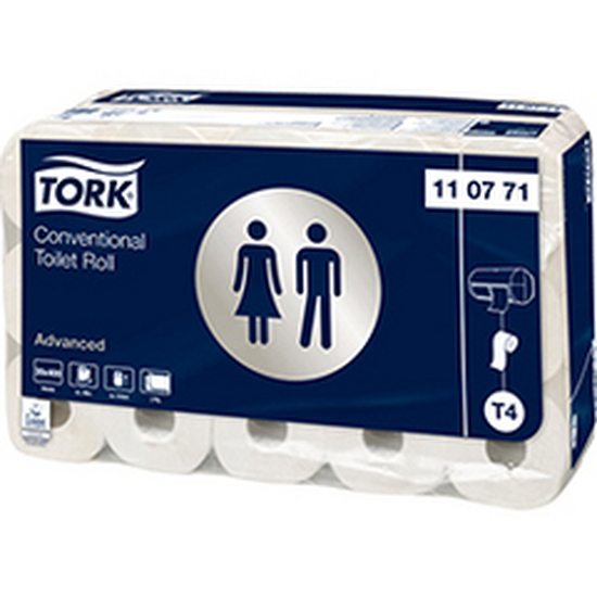 Tork T4 Toilettenpapier 30 Rollen 2lg, hochwei 400 Blatt